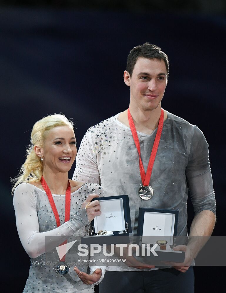 Grand Prix of Figure Skating. Stage 3. Medal ceremony