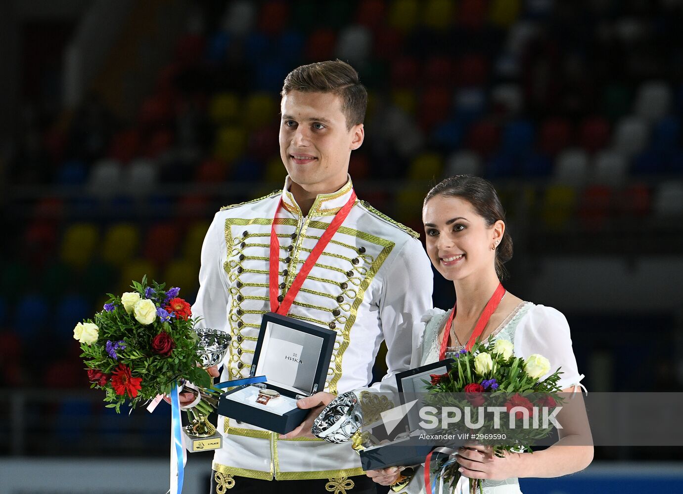 Grand Prix of Figure Skating. Stage 3. Medal ceremony