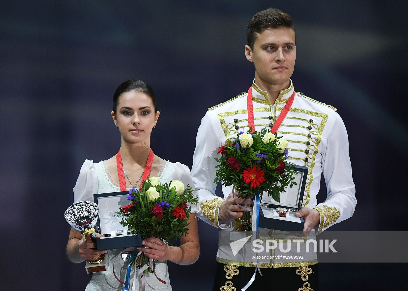 Grand Prix of Figure Skating. Stage 3. Medal ceremony