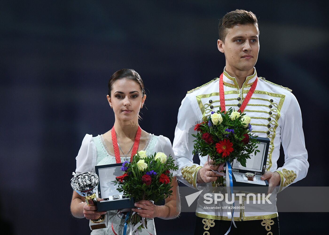 Grand Prix of Figure Skating. Stage 3. Medal ceremony