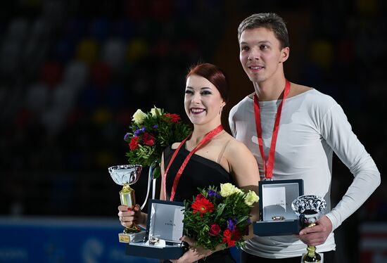 Grand Prix of Figure Skating. Stage 3. Medal ceremony
