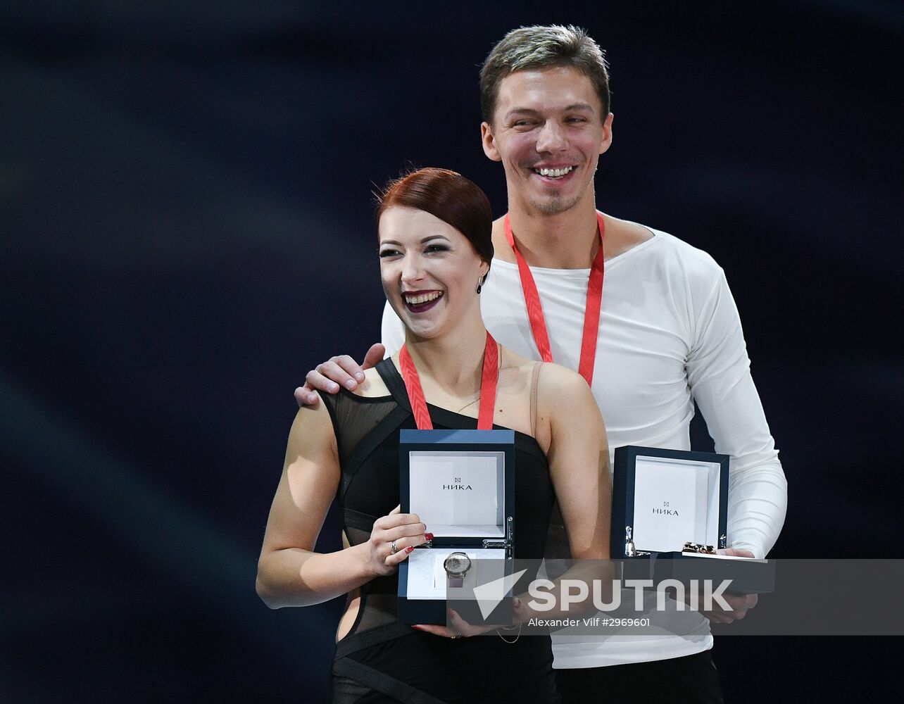 Grand Prix of Figure Skating. Stage 3. Medal ceremony