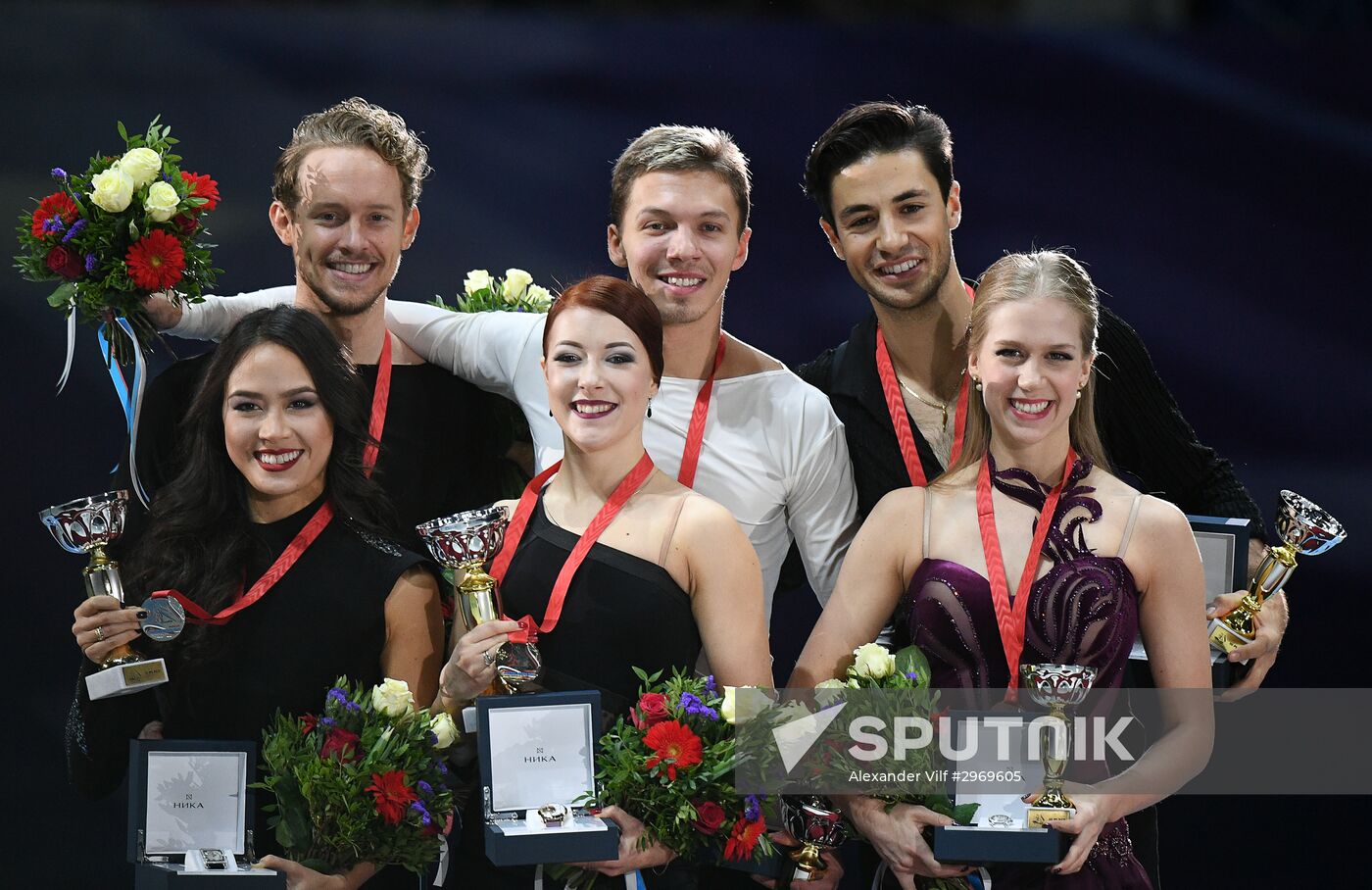 Grand Prix of Figure Skating. Stage 3. Medal ceremony