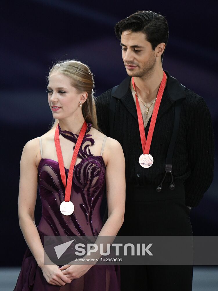 ISU Grand Prix of Figure Skating. Rostelecom Cup. Medal ceremony