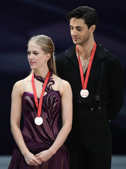 ISU Grand Prix of Figure Skating. Rostelecom Cup. Medal ceremony