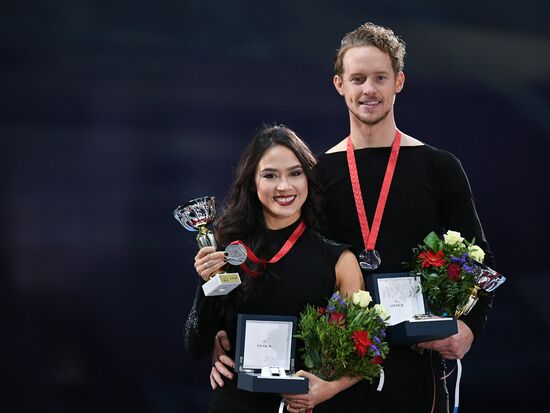 ISU Grand Prix of Figure Skating. Rostelecom Cup. Medal ceremony