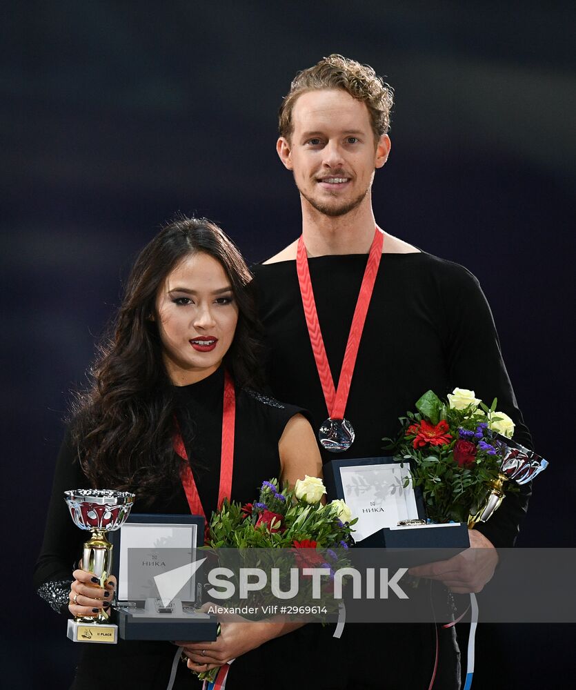 ISU Grand Prix of Figure Skating. Rostelecom Cup. Medal ceremony