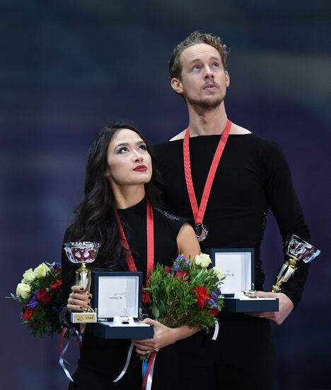 ISU Grand Prix of Figure Skating. Rostelecom Cup. Medal ceremony