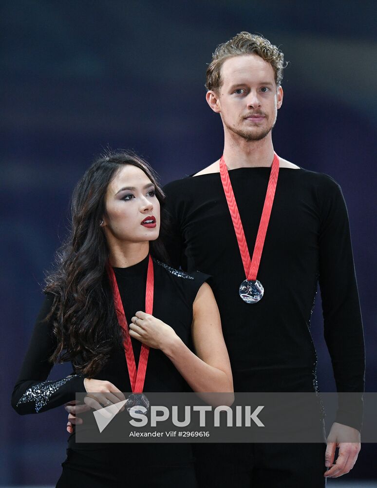 ISU Grand Prix of Figure Skating. Rostelecom Cup. Medal ceremony