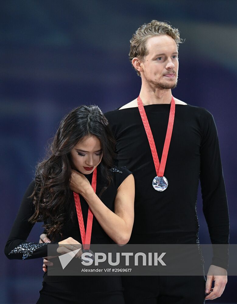 ISU Grand Prix of Figure Skating. Rostelecom Cup. Medal ceremony