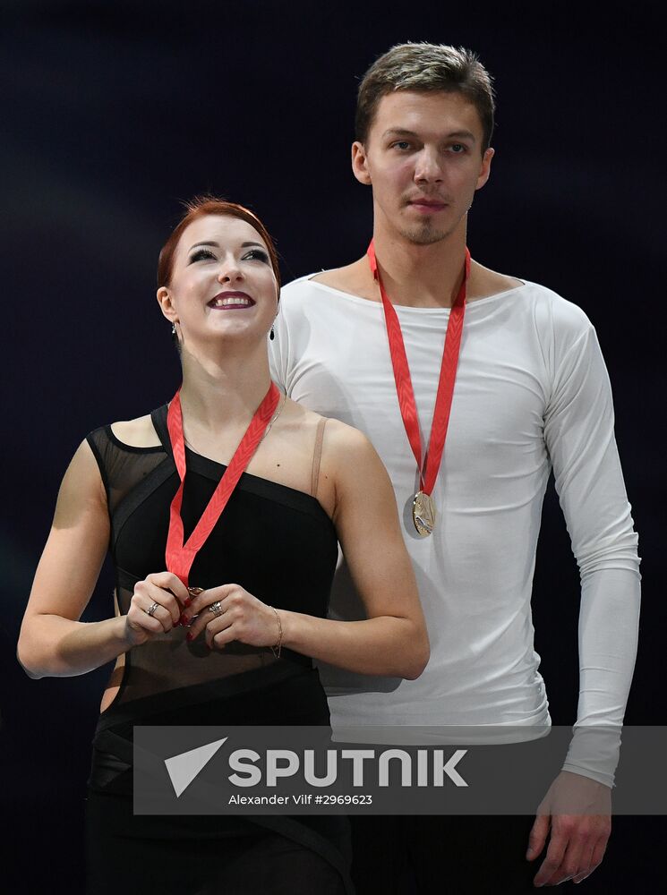 ISU Grand Prix of Figure Skating. Rostelecom Cup. Medal ceremony