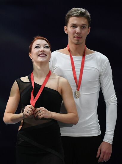 ISU Grand Prix of Figure Skating. Rostelecom Cup. Medal ceremony