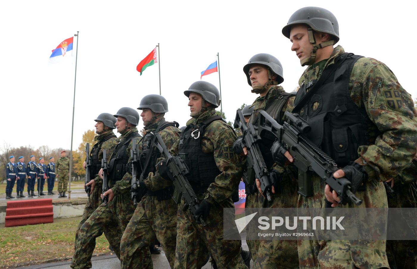 2016 Slavic Brotherhood joint Russian-Belarusian-Serbian drills