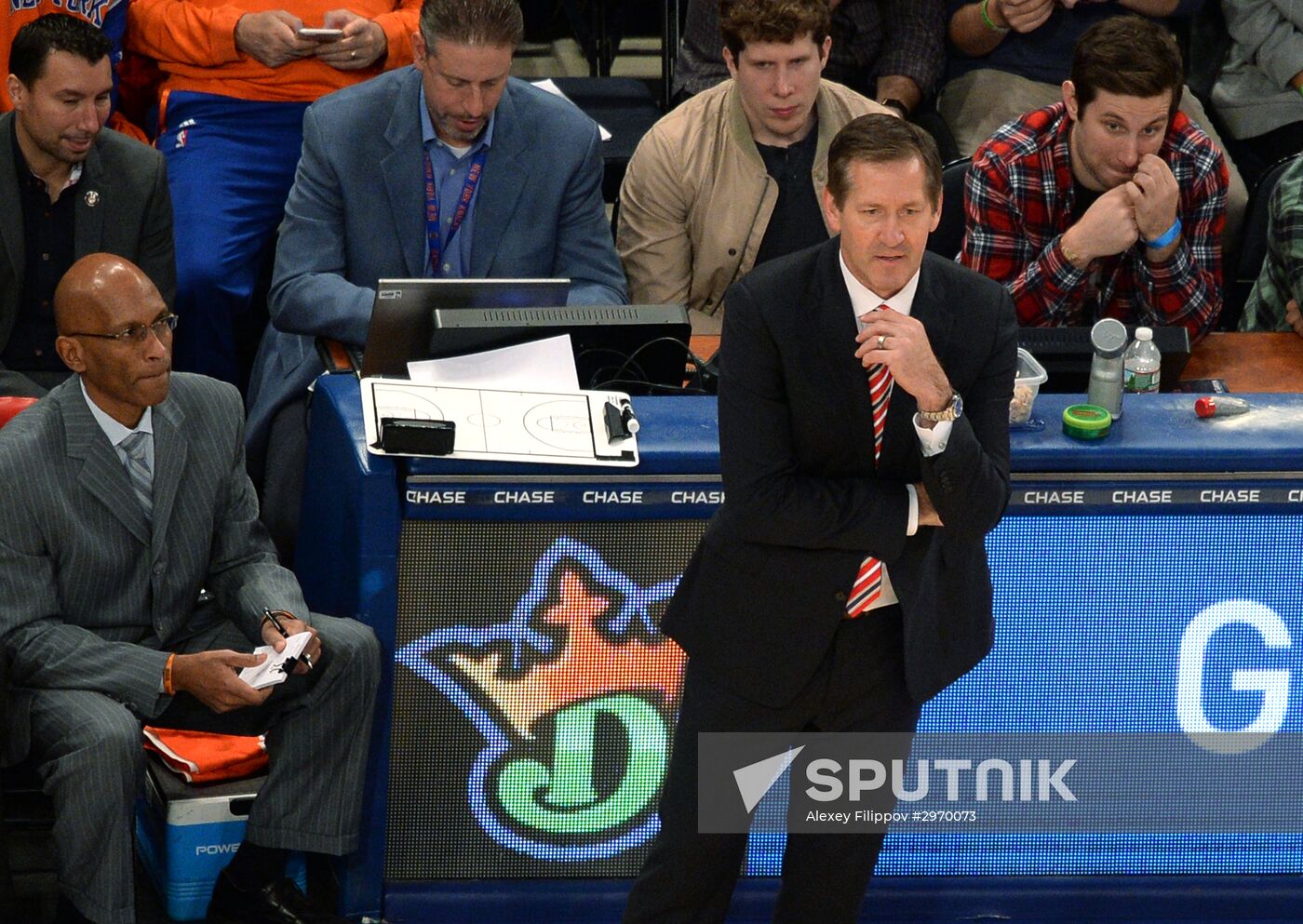 National Basketball Association. New York Knicks vs. Utah Jazz