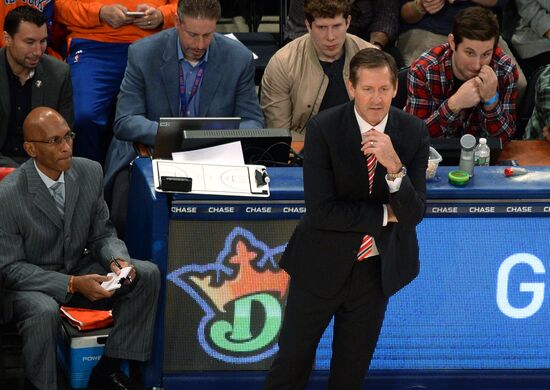 National Basketball Association. New York Knicks vs. Utah Jazz