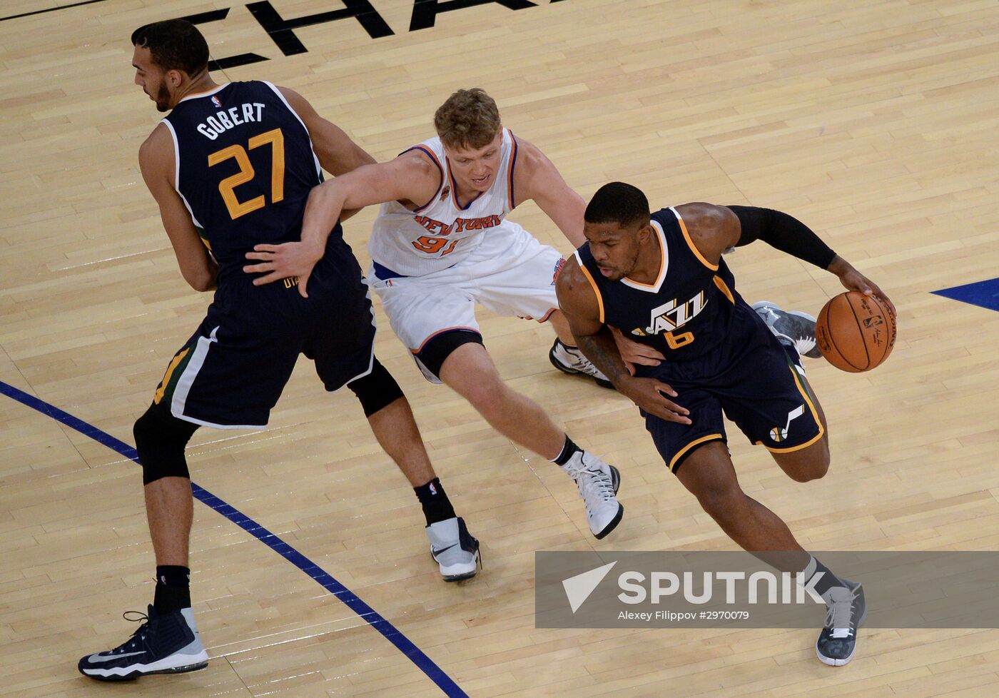 National Basketball Association. New York Knicks vs. Utah Jazz
