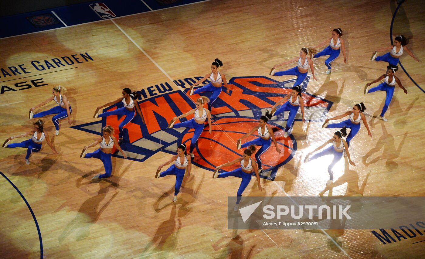 National Basketball Association. New York Knicks vs. Utah Jazz