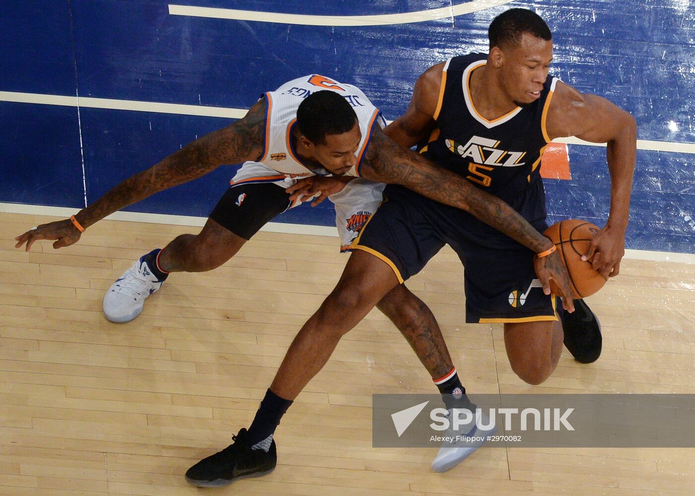 National Basketball Association. New York Knicks vs. Utah Jazz