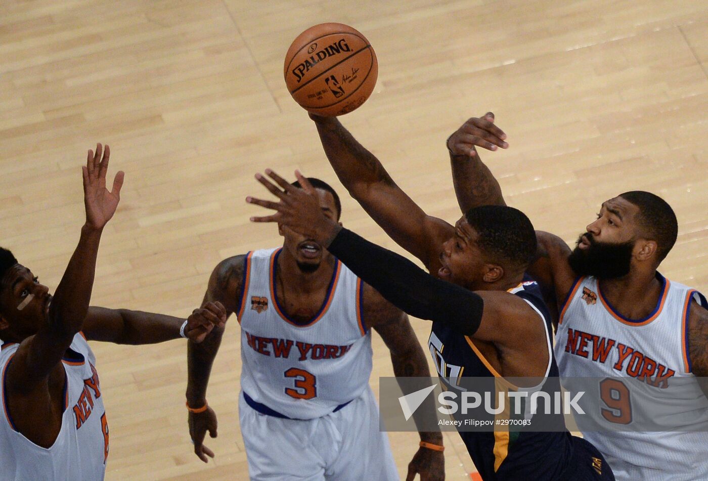 National Basketball Association. New York Knicks vs. Utah Jazz