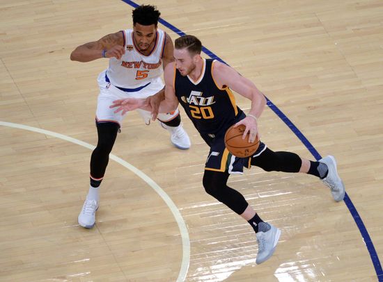 National Basketball Association. New York Knicks vs. Utah Jazz
