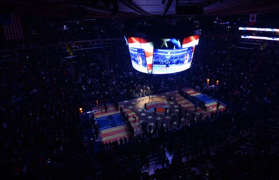 National Basketball Association. New York Knicks vs. Utah Jazz
