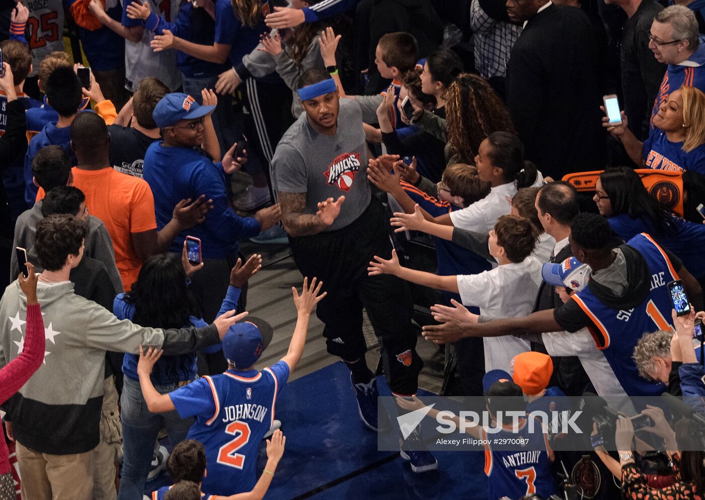 National Basketball Association. New York Knicks vs. Utah Jazz