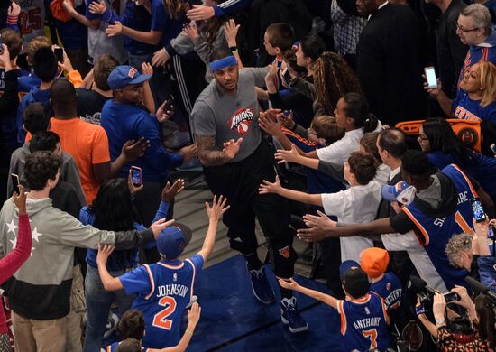 National Basketball Association. New York Knicks vs. Utah Jazz