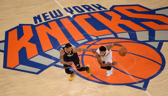 National Basketball Association. New York Knicks vs. Utah Jazz