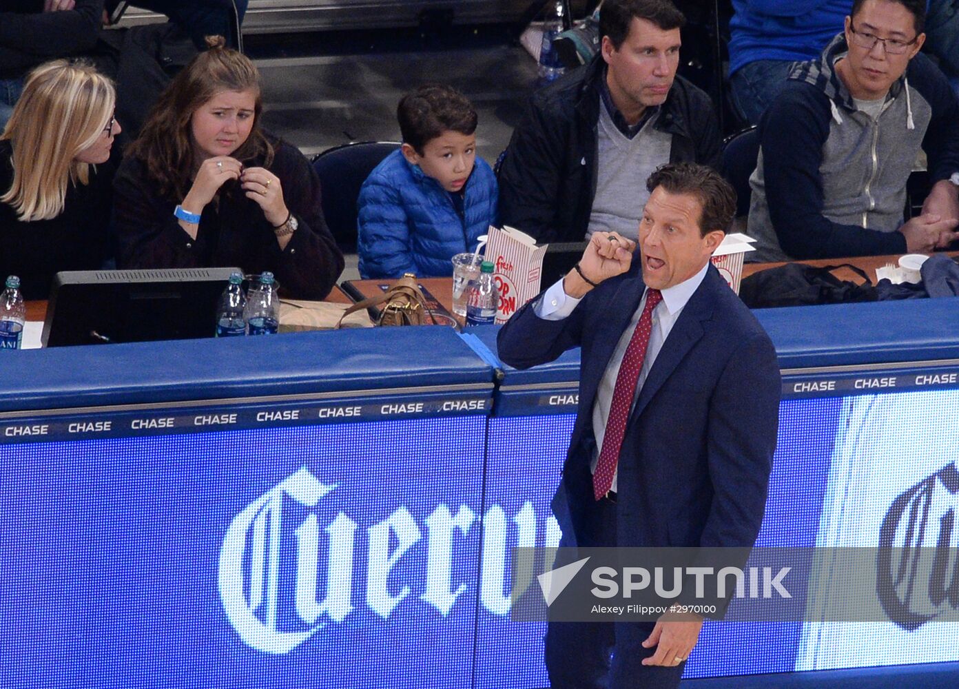 National Basketball Association. New York Knicks vs. Utah Jazz