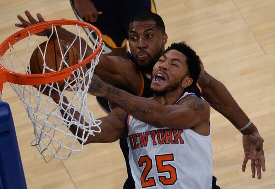 National Basketball Association. New York Knicks vs. Utah Jazz