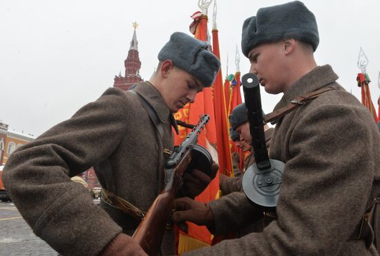 March commemorating 75th anniversary of 1941 military parade on Red Square