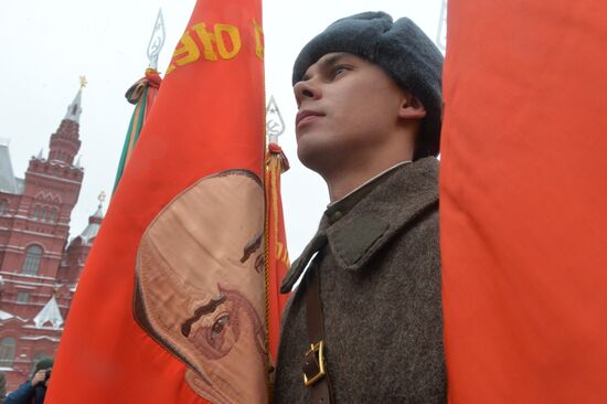 March commemorating 75th anniversary of 1941 military parade on Red Square