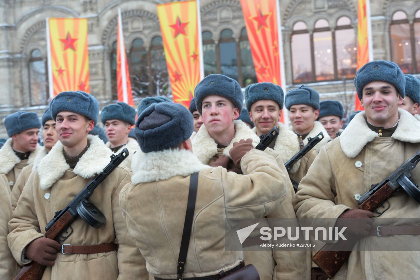 March commemorating 75th anniversary of 1941 military parade on Red Square