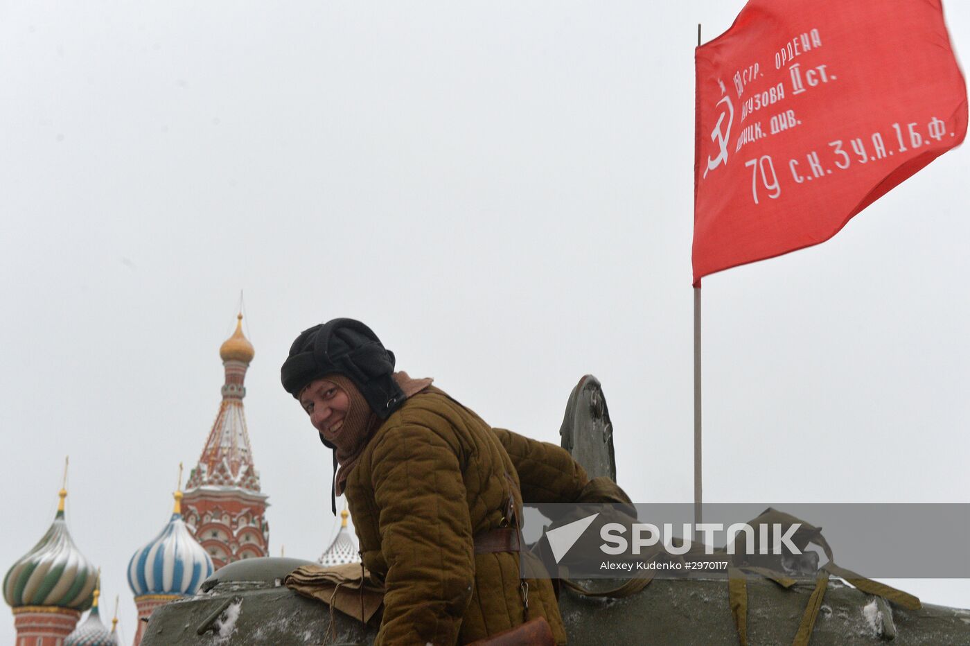 March commemorating 75th anniversary of 1941 military parade on Red Square