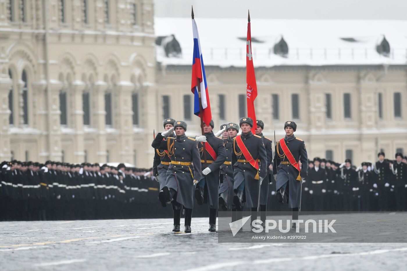 March commemorating 75th anniversary of 1941 military parade on Red Square