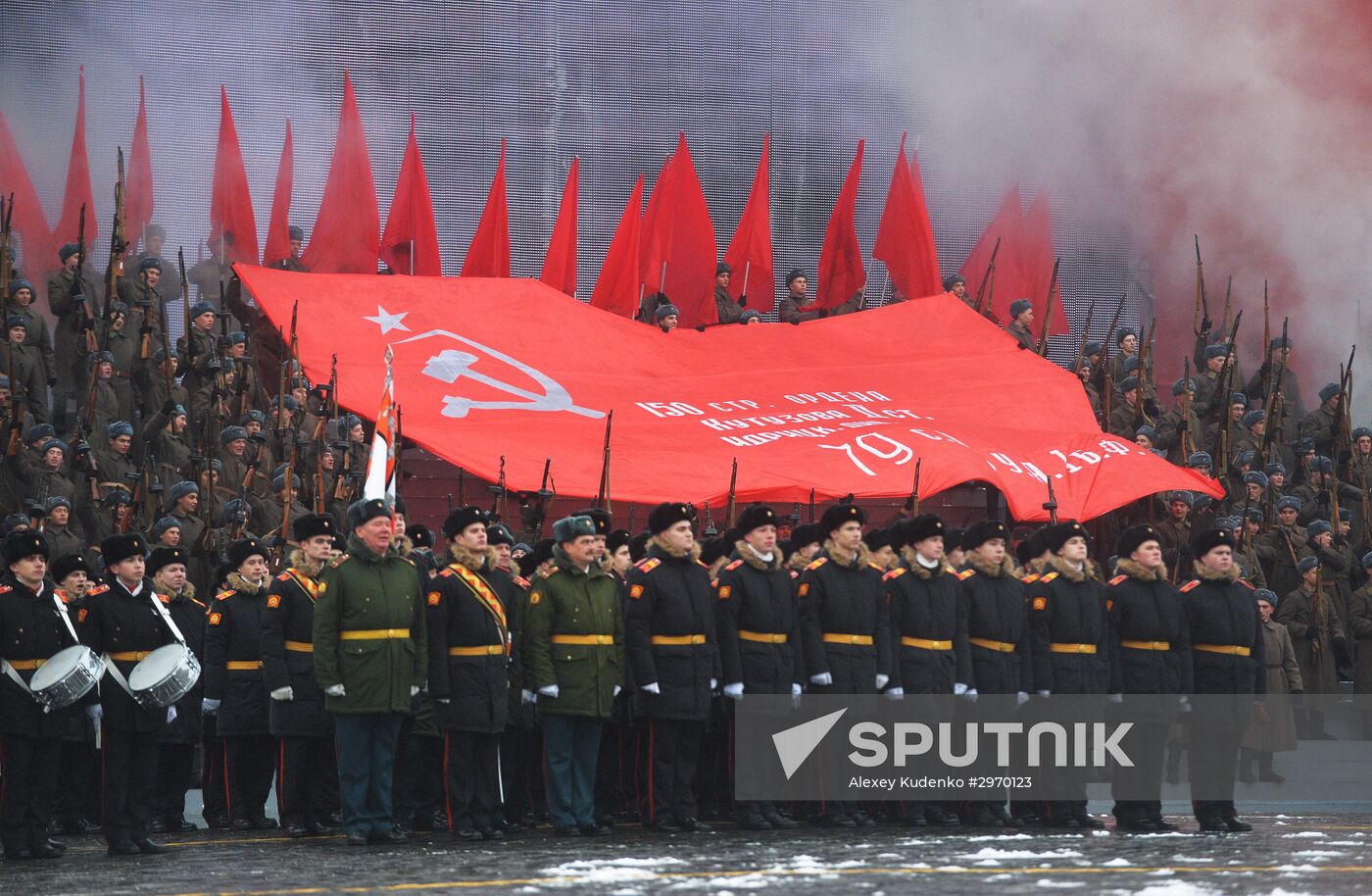 March commemorating 75th anniversary of 1941 military parade on Red Square