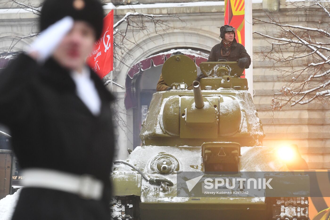 March commemorating 75th anniversary of 1941 military parade on Red Square