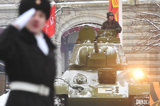March commemorating 75th anniversary of 1941 military parade on Red Square
