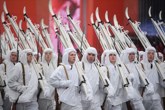 March commemorating 75th anniversary of 1941 military parade on Red Square