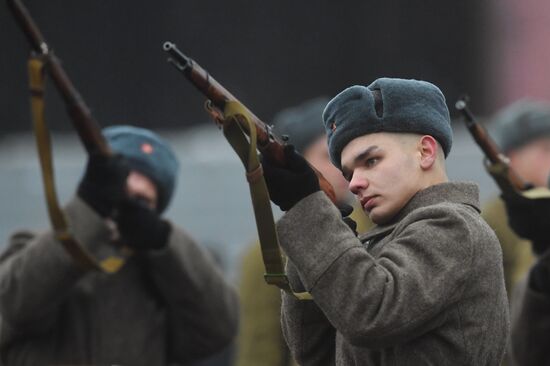 March commemorating 75th anniversary of 1941 military parade on Red Square