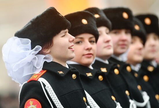 March commemorating 75th anniversary of 1941 military parade on Red Square