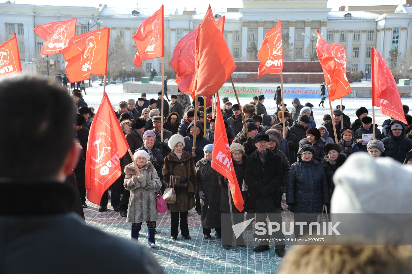 Processions marking 99th anniversary of October Revolution