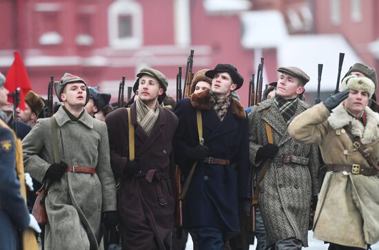 March commemorating 75th anniversary of 1941 military parade on Red Square