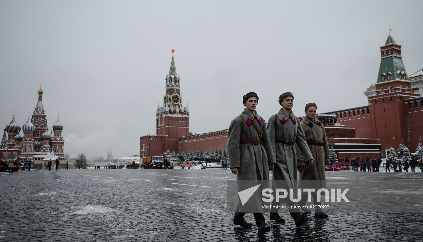 March commemorating 75th anniversary of 1941 military parade on Red Square