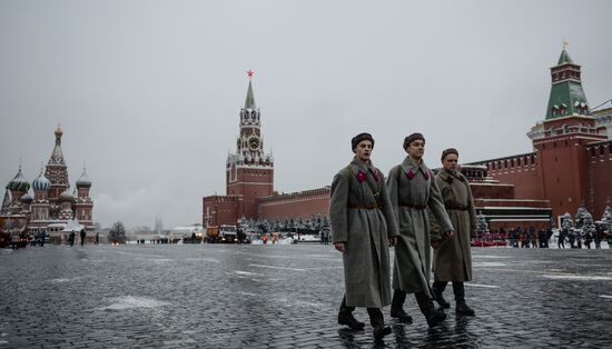 March commemorating 75th anniversary of 1941 military parade on Red Square