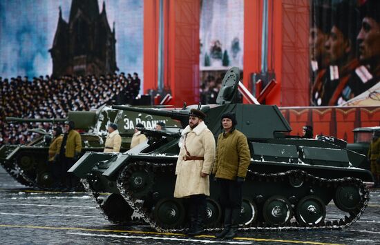 March commemorating 75th anniversary of 1941 military parade on Red Square