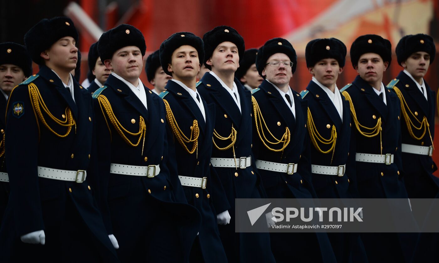 March commemorating 75th anniversary of 1941 military parade on Red Square