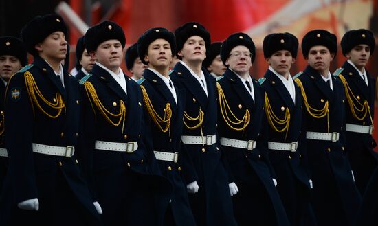 March commemorating 75th anniversary of 1941 military parade on Red Square