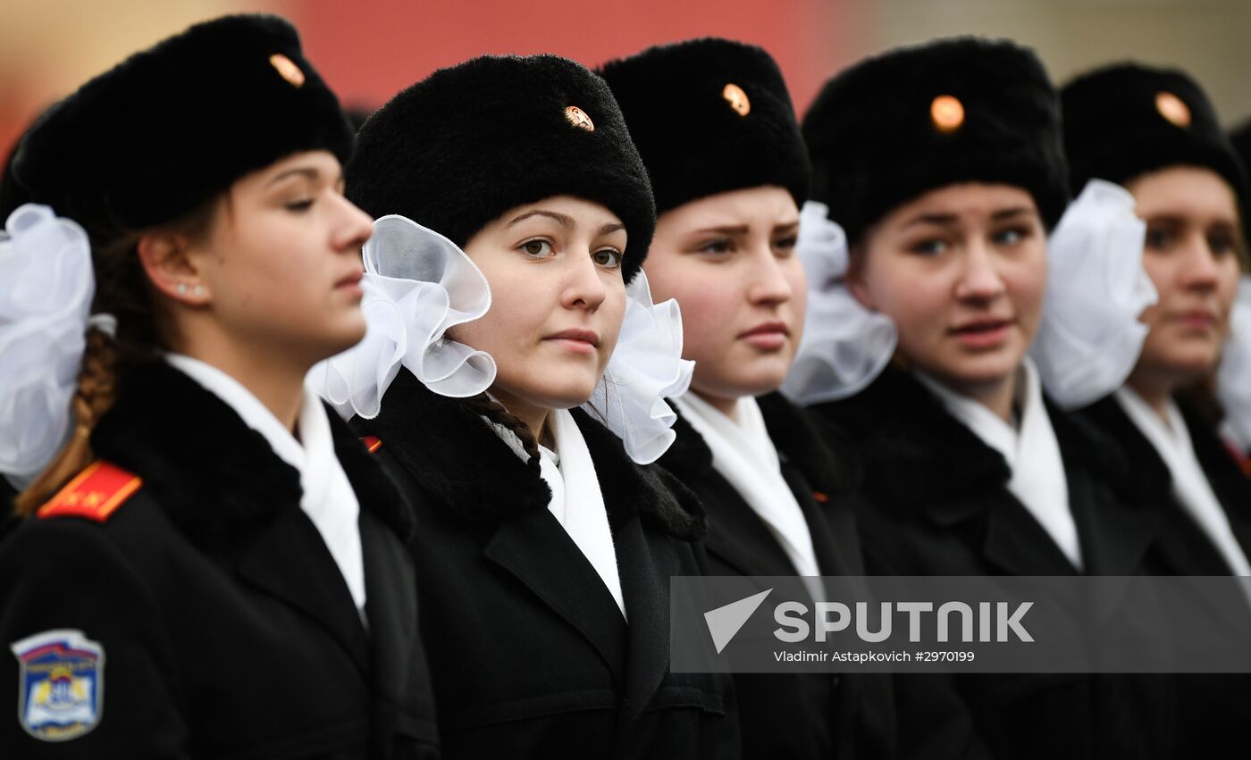 March commemorating 75th anniversary of 1941 military parade on Red Square