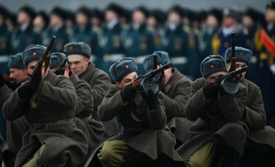 March commemorating 75th anniversary of 1941 military parade on Red Square